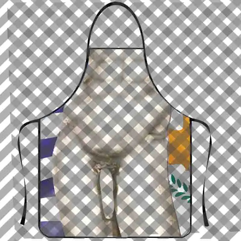 Funny Bikini Muscle Men'S Apron, Novelty Gift for Bachelorette Party Birthday, Creative BBQ Grilling Apron for Men