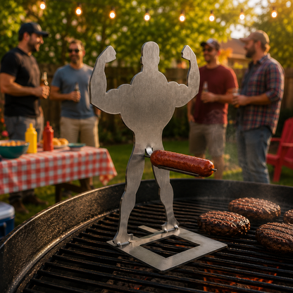 Portable Muscle Man Sausage Basket